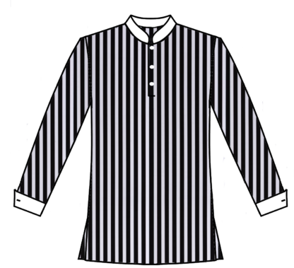 102C-Print with Contrast Collar and Cuffs - Image 5
