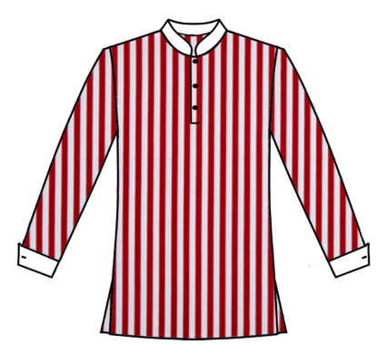 102C-Print with Contrast Collar and Cuffs - Image 4