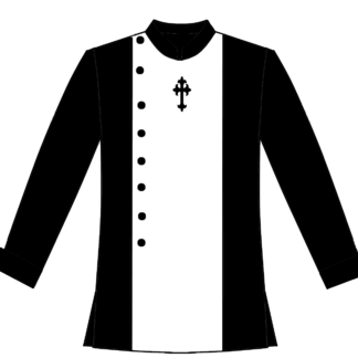 302-Right Side Open Front with Contrast Center Front