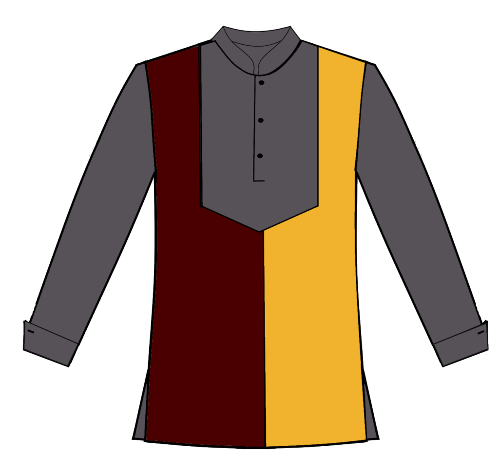 115-Pullover Multi Color Split Front – Andreas Dsigns