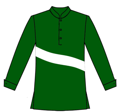 117-Pullover with Contrast Center Wave - Image 3