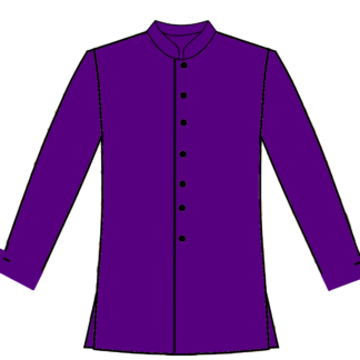 203-Solid Button Front