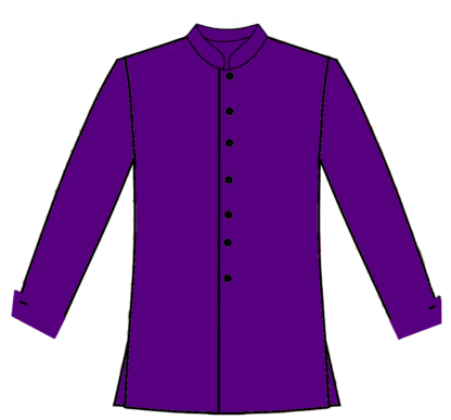 203-Solid Button Front