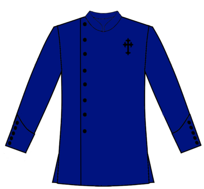 Royal right side buttons with 5 buttons on cuff