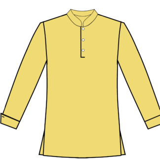 Yellow Pullover no yoke