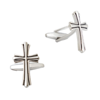 1-Vintage Design Cross Cufflinks